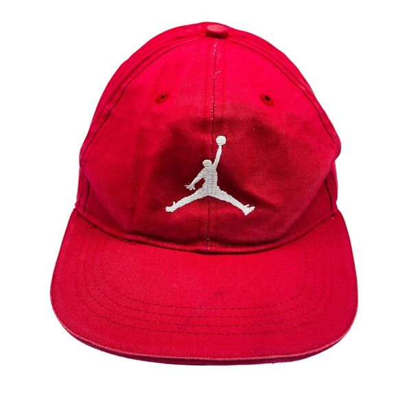 Air Jordan Jumpman Youth Hat Cap Strapback Adjustable Red Black Basketball Logo - Picture 1 of 5